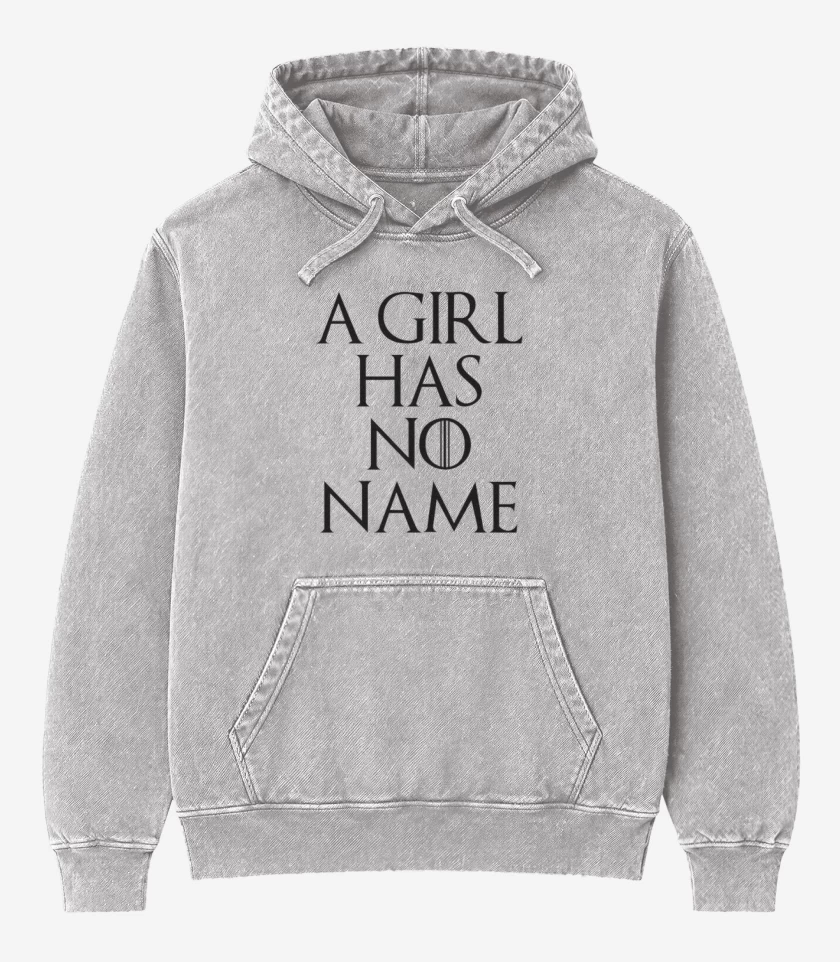 Poleron Canguro Acid Wash Gris Melange de A girl...