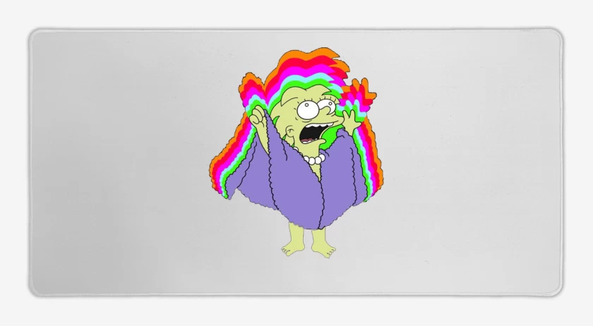 Mouse pad Gamer Lisa reina de los lagartos