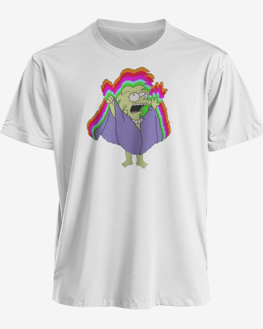 Polera premium Blanco de Lisa reina de los lagartos