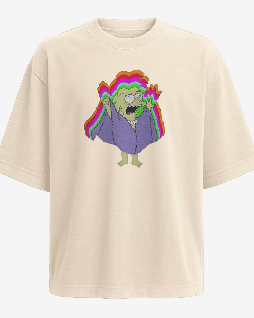 Polera Oversize Lisa reina de los lagartos