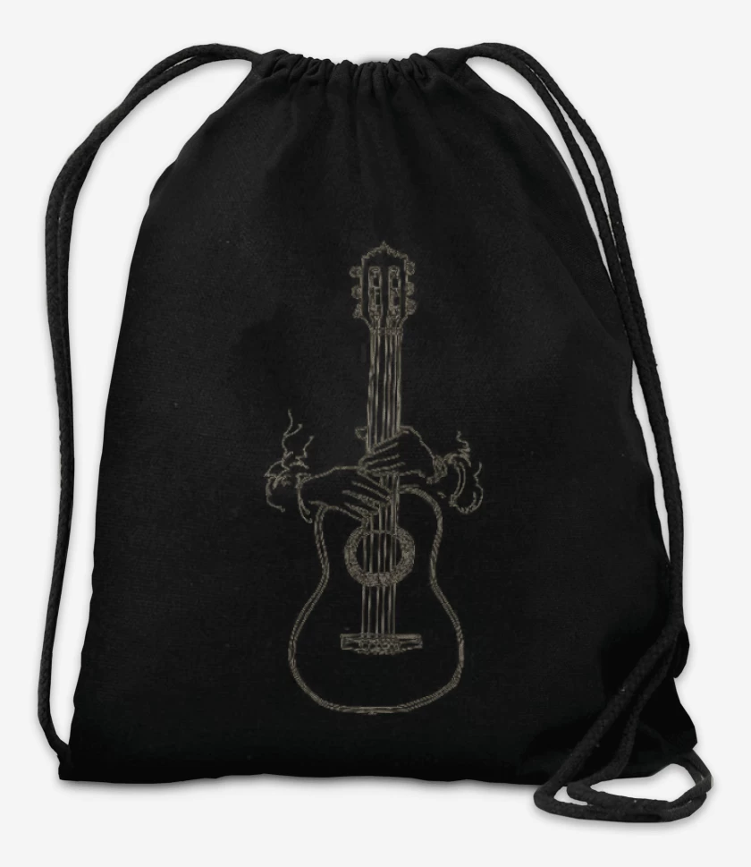 Mochila Negro de Guitarra 3