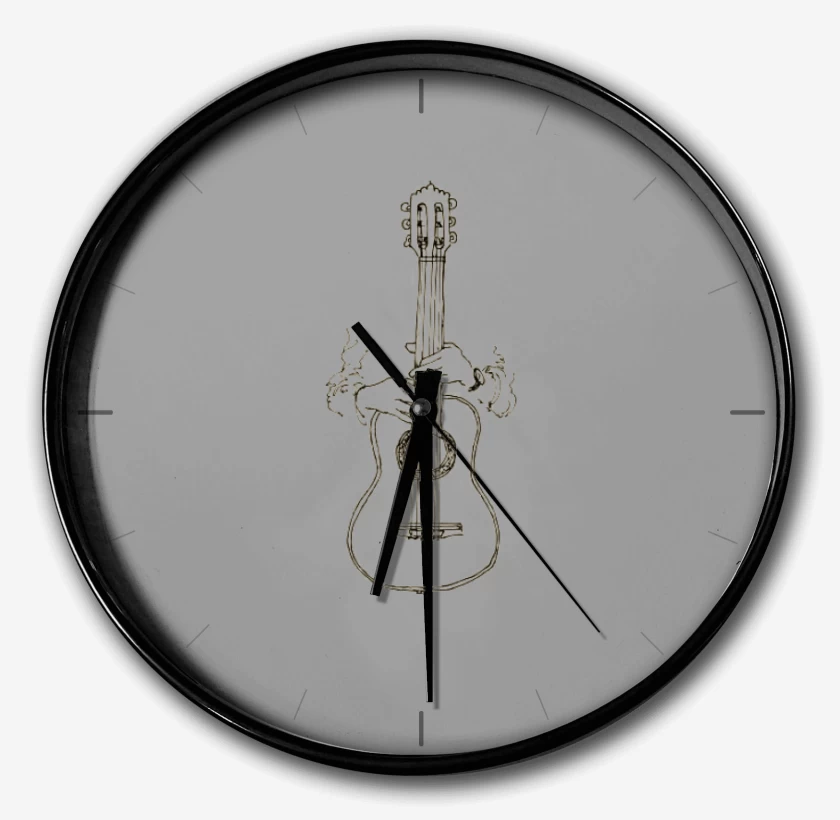 Reloj Gris Melange de Guitarra 3