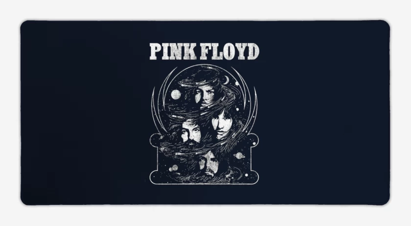 Mouse pad Gamer Azul Marino de Pink Floyd faces