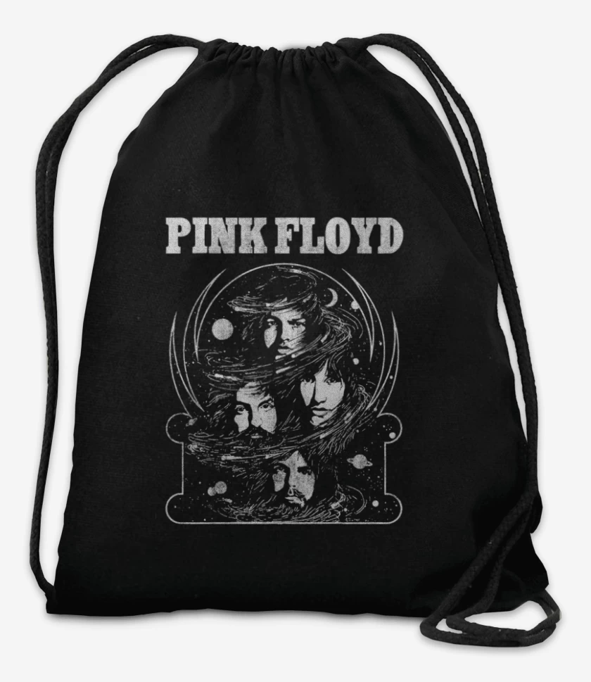 Mochila Negro de Pink Floyd faces