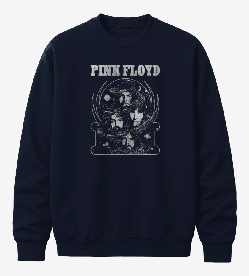 Poleron polo Pink Floyd faces