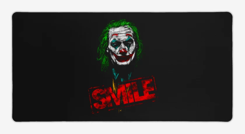 Mouse pad Gamer Negro de El payasito triste