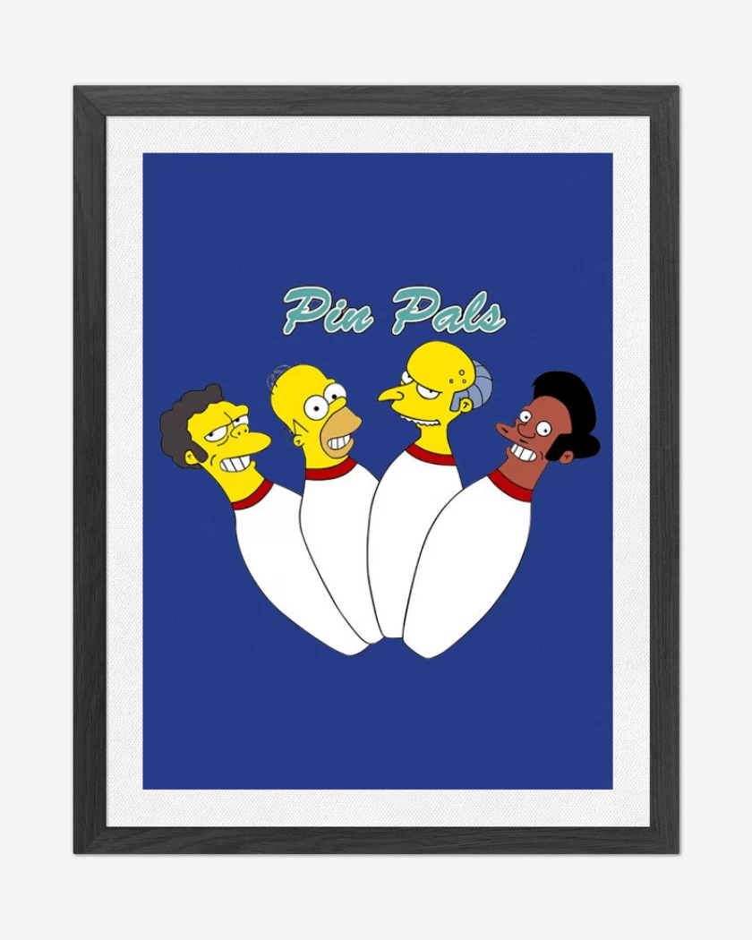 Cuadro decorativo Azul Rey de Pin pals