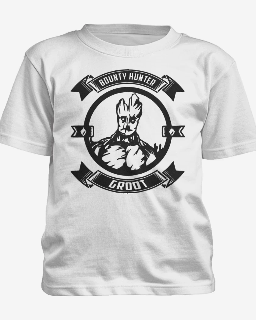Polera de niño Blanco de Bounty Hunter Groot
