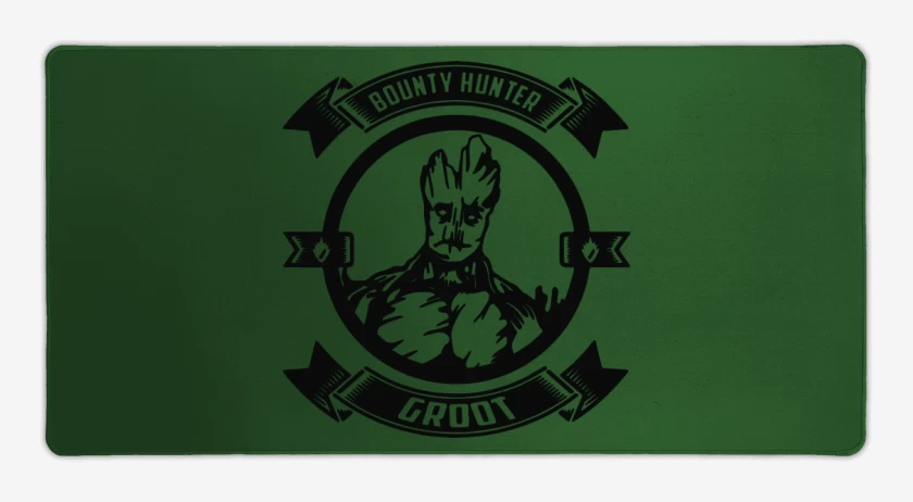 Mouse pad Gamer Verde jade de Bounty Hunter Groot