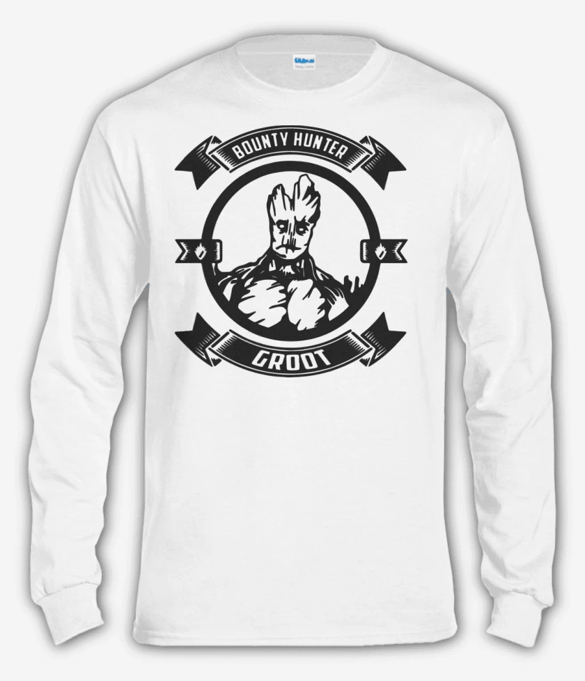 Polera manga larga Bounty Hunter Groot