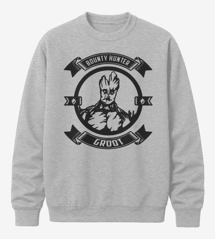 Poleron polo Gris Melange de Bounty Hunter Groot
