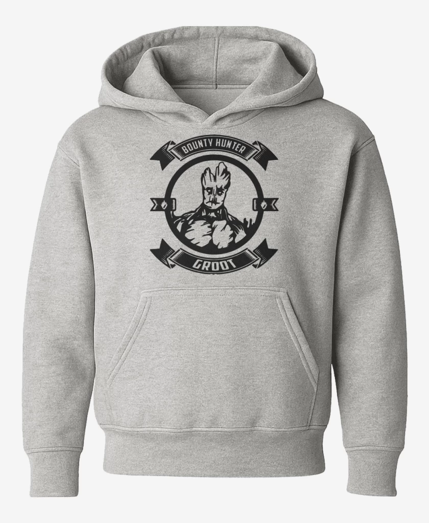 Poleron de niño Gris Melange de Bounty Hunter Groot