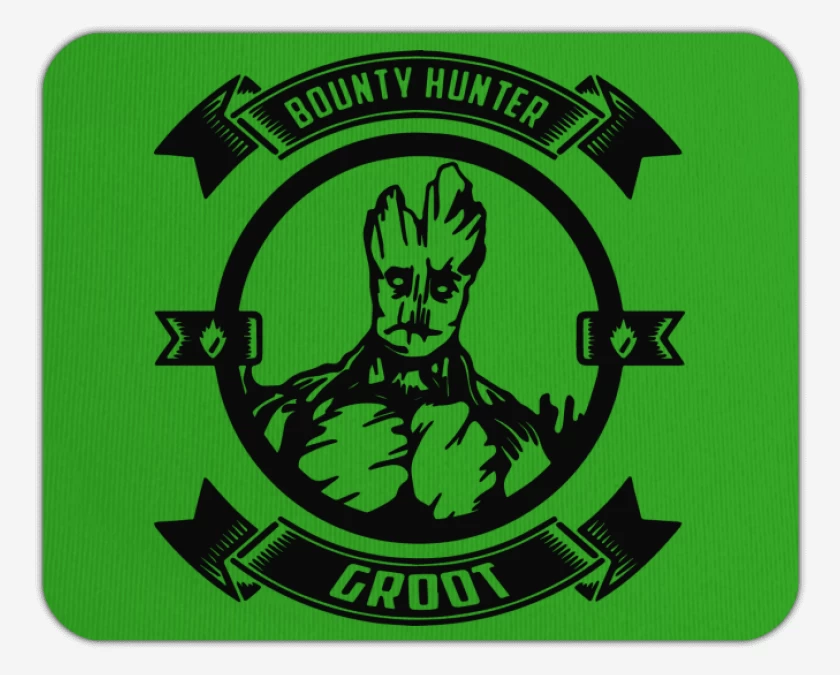 Mousepad Verde jade de Bounty Hunter Groot