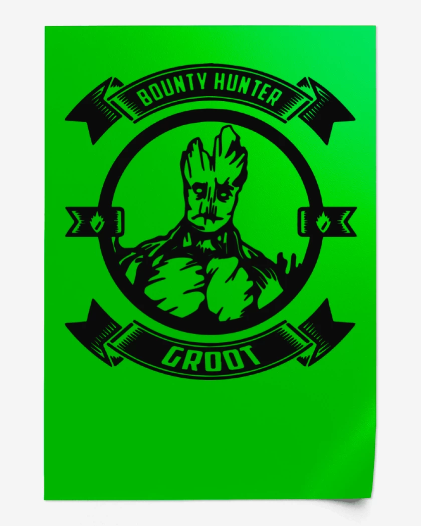 Print Bounty Hunter Groot