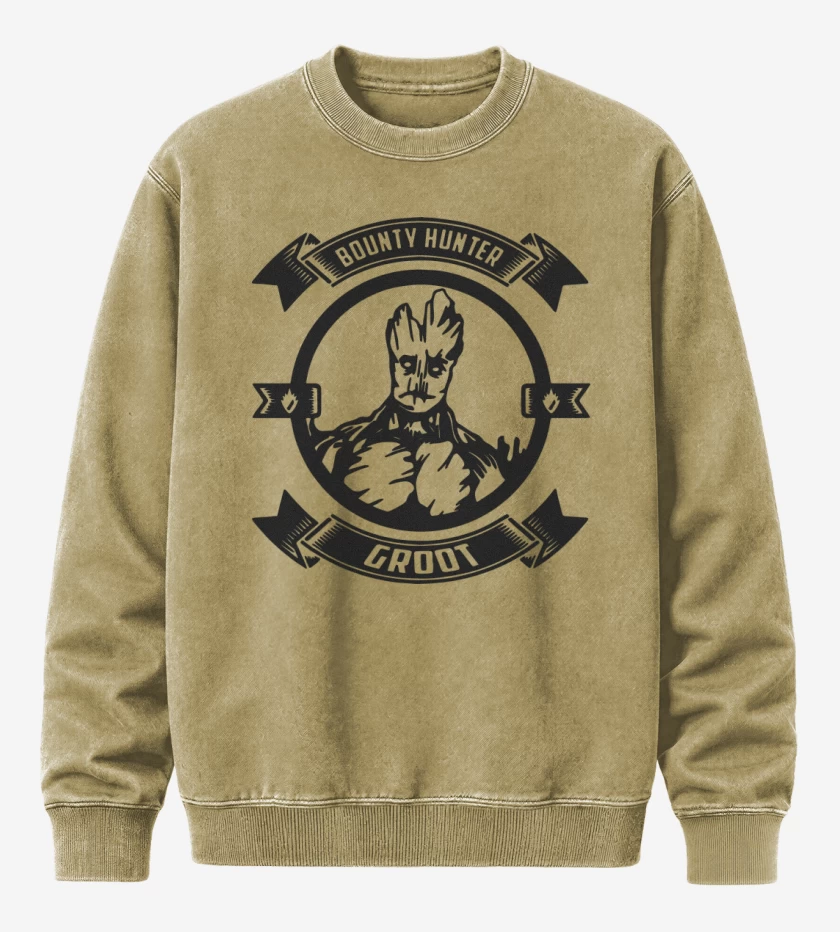 Poleron Polo Acid Wash Beige de Bounty Hunter Groot