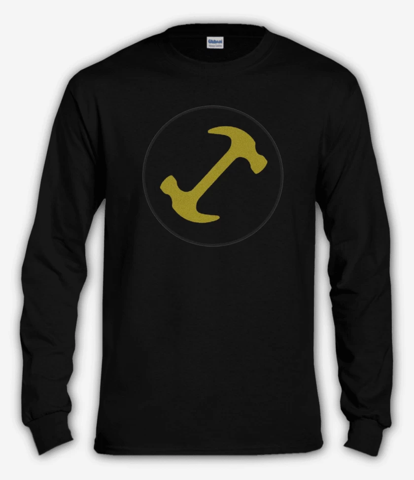Polera manga larga Negro de Magios