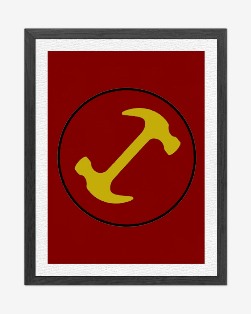 Cuadro decorativo Rojo de Magios