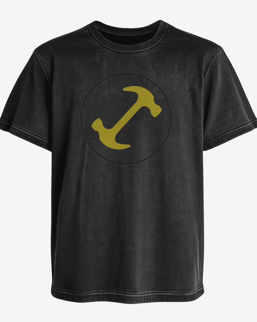 Polera desgastada Negro de Magios