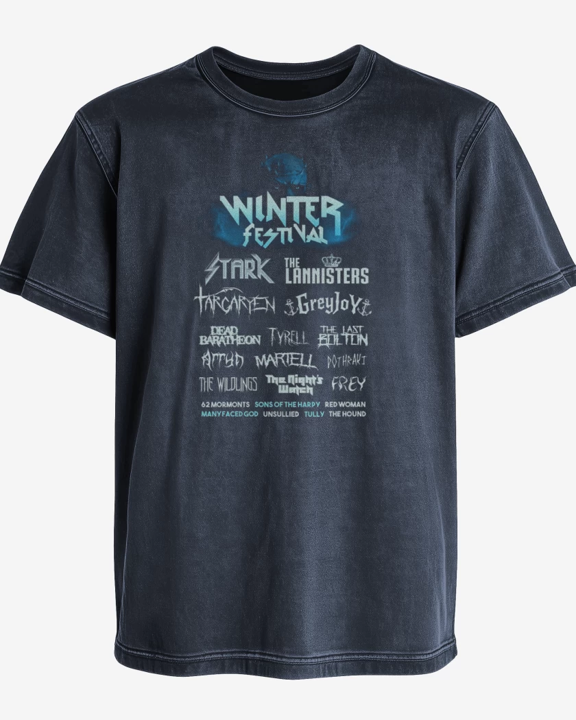 Polera desgastada El festival de invierno