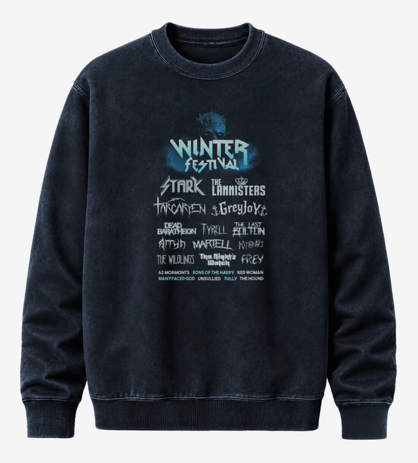 Poleron Polo Acid Wash El festival de invierno