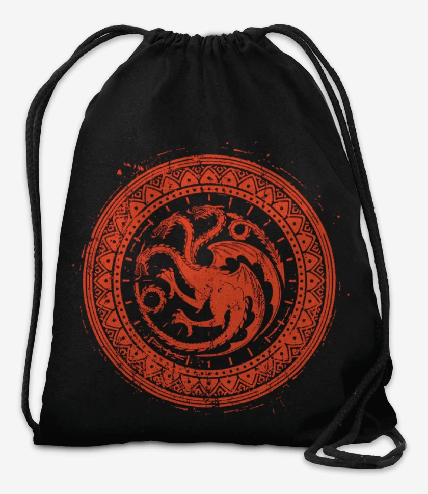 Mochila Negro de Casa de dragones