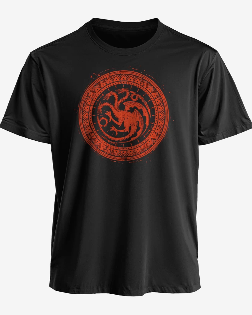 Polera premium Negro de Casa de dragones