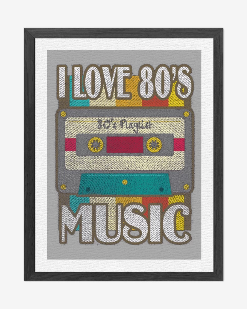 Cuadro decorativo Gris Melange de I LOVE 80s