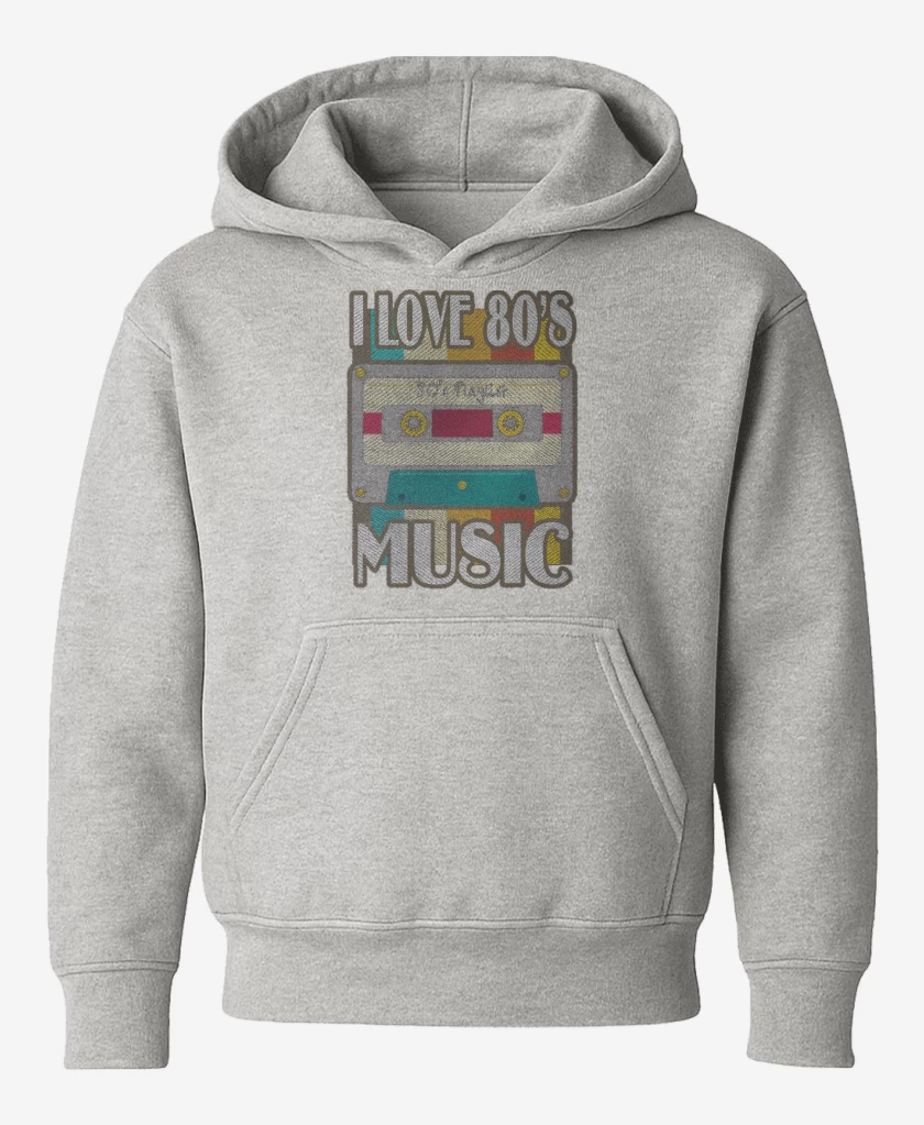 Poleron de niño Gris Melange de I LOVE 80s