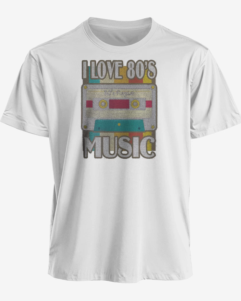 Polera premium Blanco de I LOVE 80s