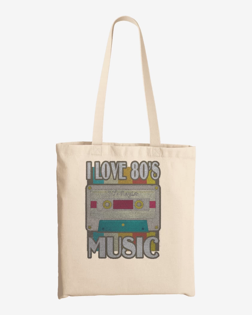 Totebag I LOVE 80s
