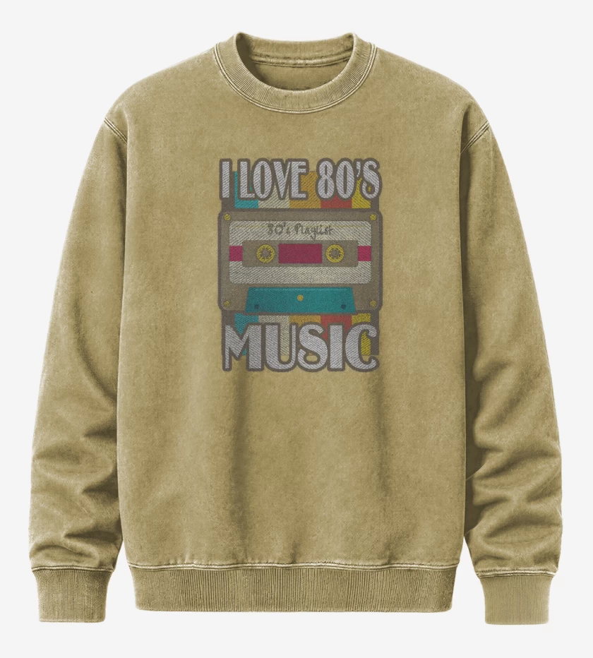 Poleron Polo Acid Wash Beige de I LOVE 80s
