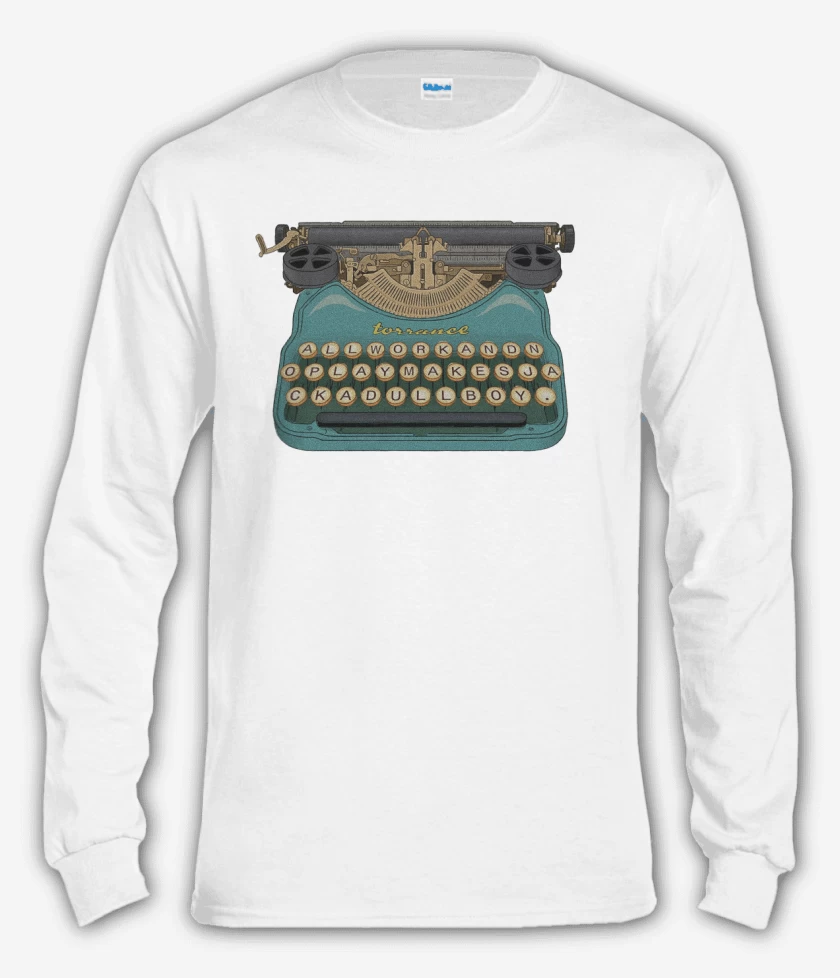 Polera manga larga Blanco de Torrance maquina