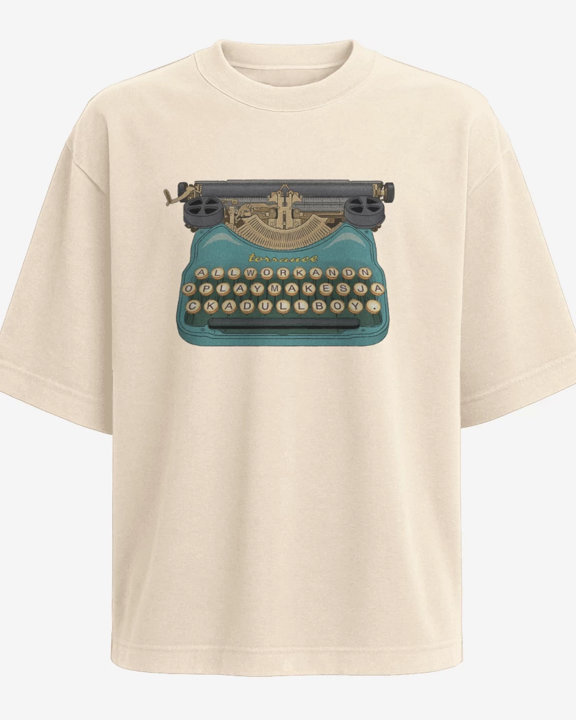 Polera Oversize Beige de Torrance maquina