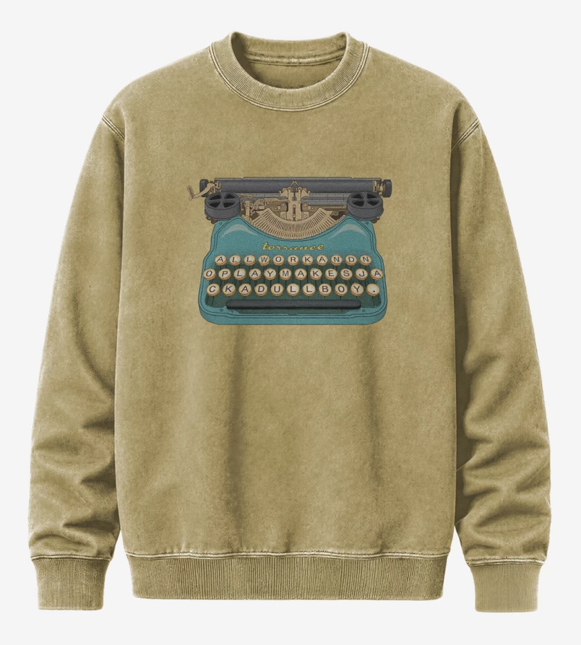 Poleron Polo Acid Wash Beige de Torrance maquina