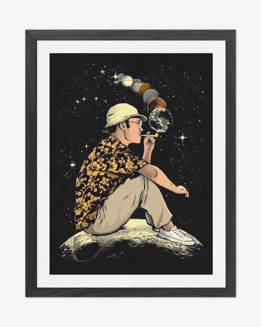 Cuadro decorativo Negro de Pipa Luna 