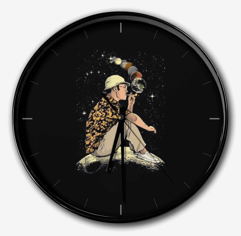 Reloj Negro de Pipa Luna 