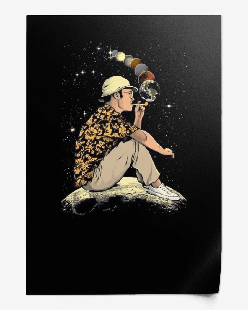 Print Negro de Pipa Luna 
