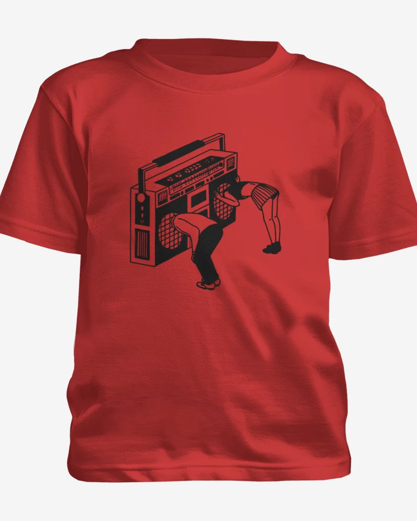Polera de niño Rojo de IN THE RADIO 