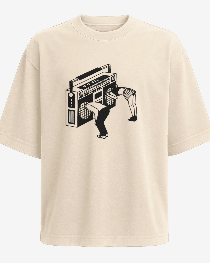 Polera Oversize Beige de IN THE RADIO 