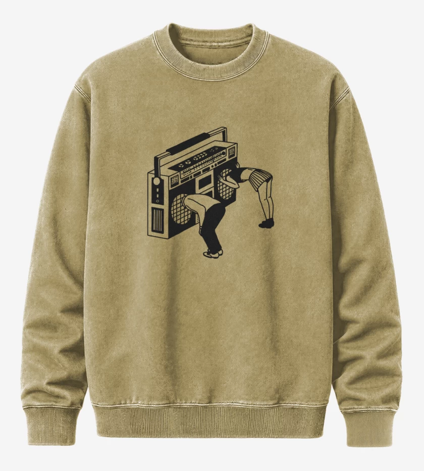 Poleron Polo Acid Wash Beige de IN THE RADIO 