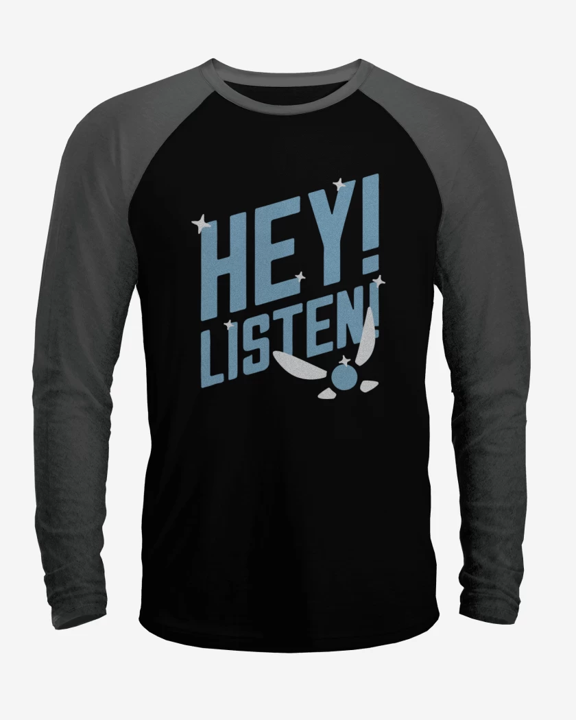 Polera Raglan Hey! Listen!