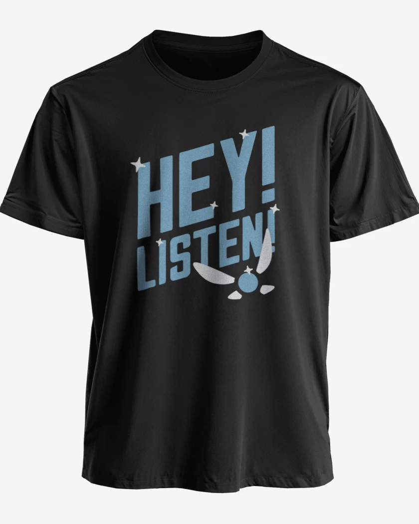 Polera premium Negro de Hey! Listen!