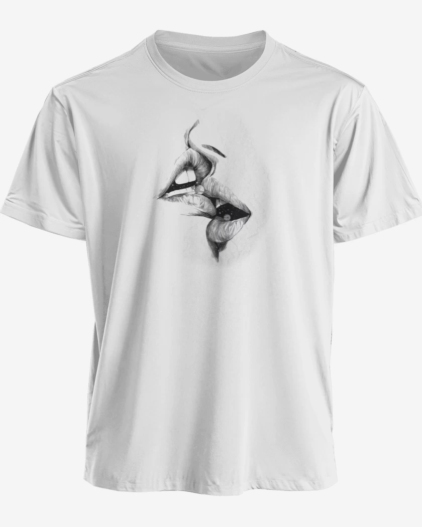 Polera premium Blanco de Kiss Universal