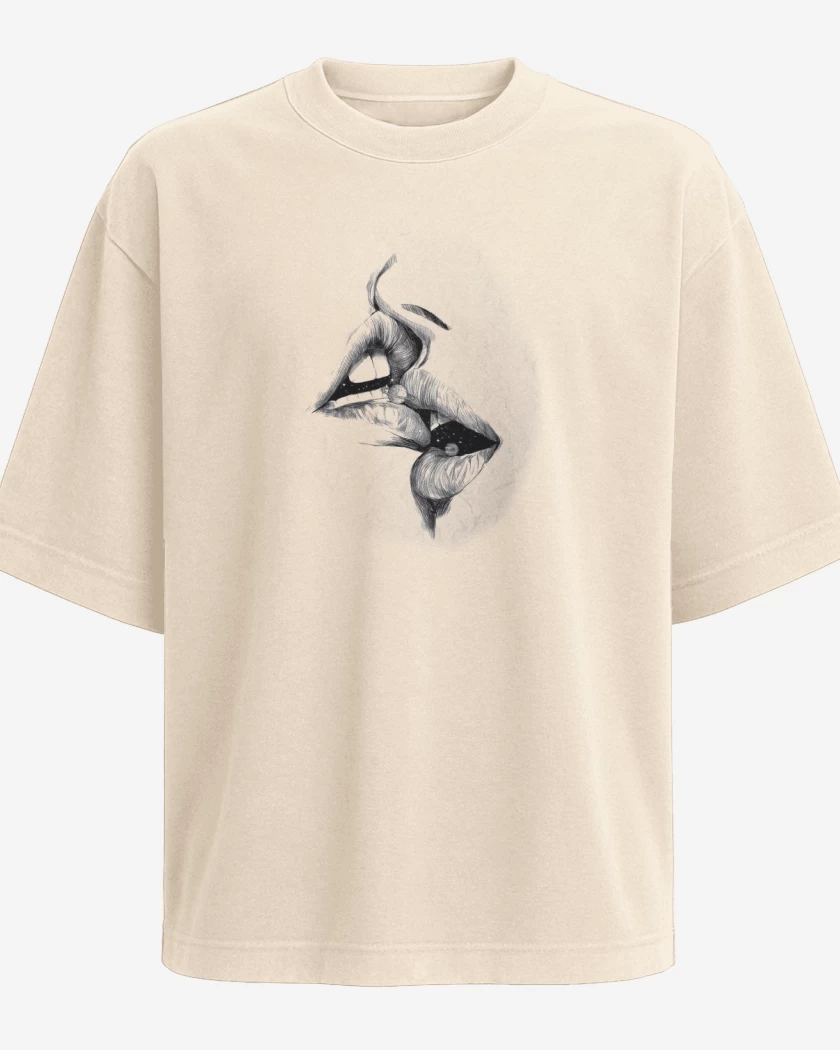 Polera Oversize Beige de Kiss Universal