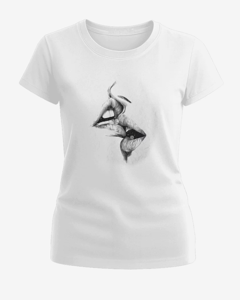 Polera de Mujer Blanco de Kiss Universal