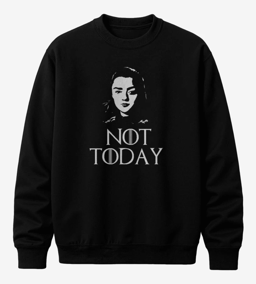 Poleron polo Negro de Not today