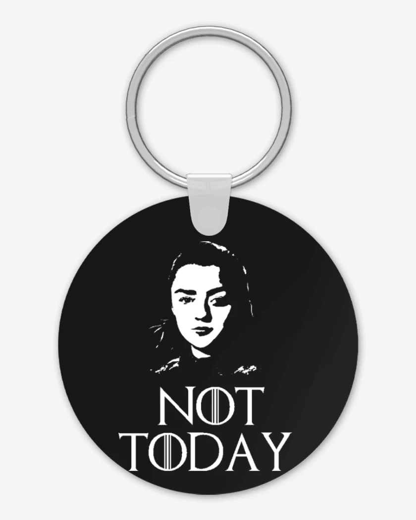 Llavero Negro de Not today
