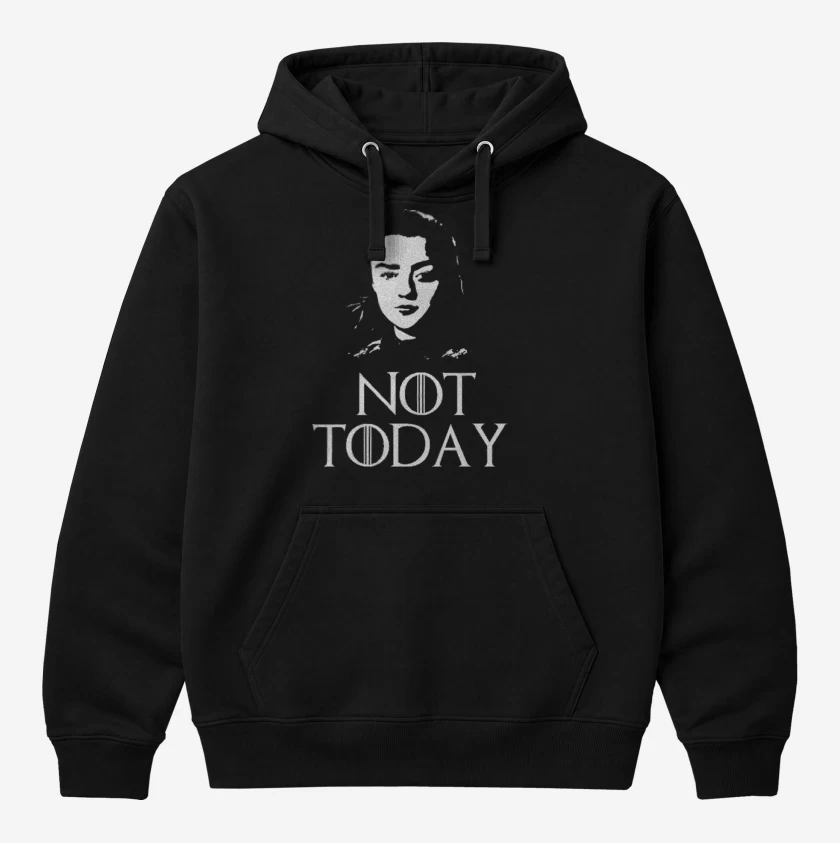 Polerón Canguro Negro de Not today