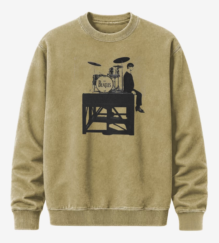 Poleron Polo Acid Wash Beige de RINGO TARIMA