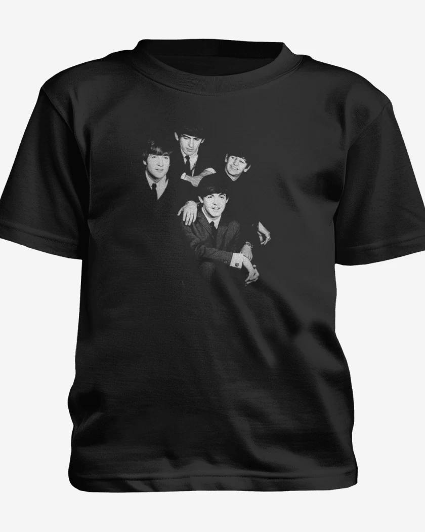 Polera de niño Negro de The beatles 5 